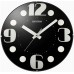 Rhythm Value Added Wall Clock Printing Glass Silent Silky Move Analog [30x30x4cm]